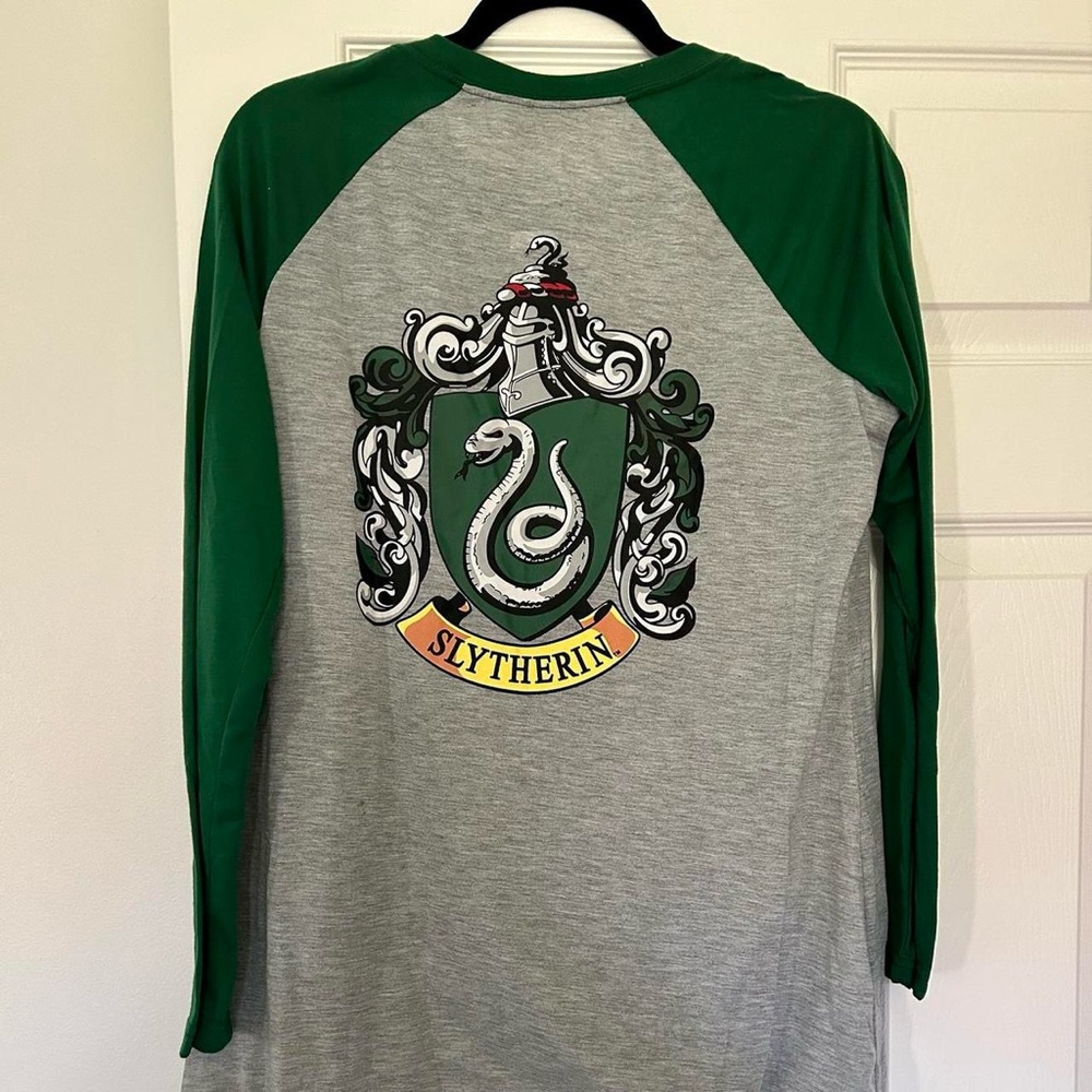 Slytherin Green and Gray pajama